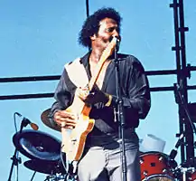 Image 23Albert Collins at Long Beach Blues Festival, 1990 (from List of blues musicians)