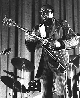 Image 31Albert King in Paris, 1978 (from List of blues musicians)