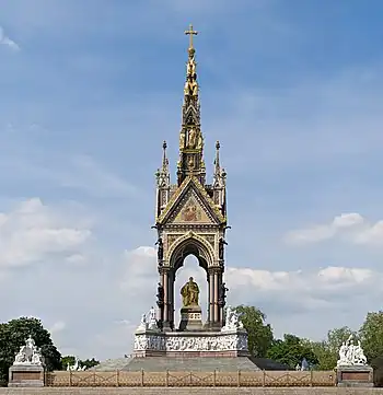 The Albert Memorial from the south side