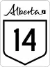 Highway 14 marker