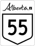 Highway 55 marker