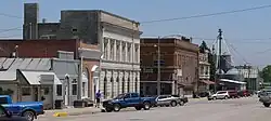 Downtown Albion: north side of West Church Street, looking eastward