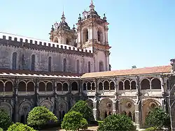 Cloisters and church of the Monastery of Alcobaça