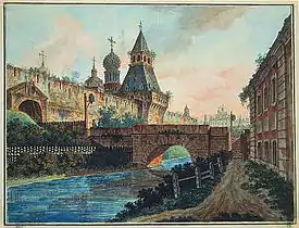 Nikolskiye (St. Nikolay's) Gates and breaching gates, c. 1800