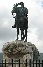 Monument in memory of Zaïd near Beit She'arim national park, statue by David Polus