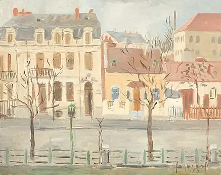 Primăvară pe cheiul Dâmboviței ("Spring on the Dâmbovița", 1934)