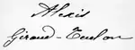 Alexis Giraud-Teulon's signature