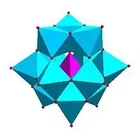 Structure of the phosphotungstate anion