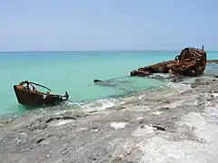 Shipwreck on Radio Beach