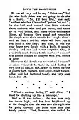 Lewis Carroll's Alice in Wonderland, in a print of indeterminate age, features dinkuses in the form of asterisks used to form a field of stars.