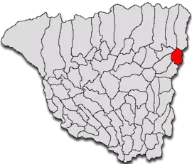 Location in Gorj County