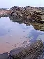 Rock Formations on Praia da Carreagem