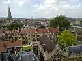 All Saints Church from St Mary's, on the High Street.