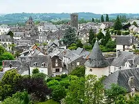 A general view of Allassac