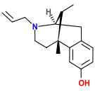 General structure of alazocine.