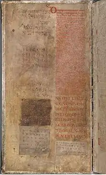 F1v, showing Hebrew, Greek, Latin, Glagolitic, and Old Cyrillic alphabets