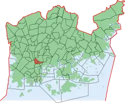 Position of Alppiharju within Helsinki