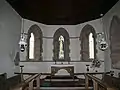 Nantgwyllt Church. Chancel