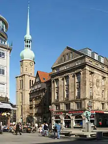 Market Square in Dortmund, Westphalia, Germany