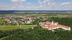 Aerial view of Altenburg, Lower Austria