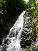 A small waterfall located near Alto de Piedra, on the road from Santa Fe to Guabal