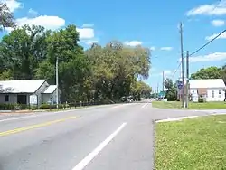 SR 19, looking north towards the CR 42 intersection in April 2009