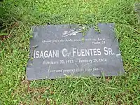 Isagani C.Fuentes, Sr. tomb