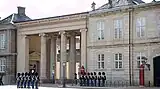 Colonnade at Amalienborg Palace (1794–1795) by C. F. Harsdorff