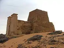 Pyramid of Amanitore in Meroë