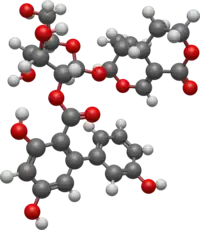 Chemical structure of amarogentin