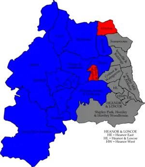 2007 results map