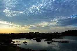 View of Ameenpur Lake