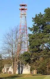 American Tower wireless tower, Belleville, MI