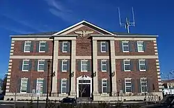 Amityville Village Hall in December 2009.