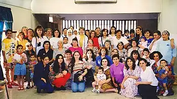 Image 98Church members exhibiting assorted fashion trends, Amman, 1998 (from 1990s in fashion)