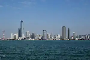 Downtown Xiamen seen from the Gulangyu Island