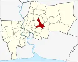 Khet location in Bangkok