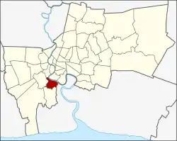 Khet location in Bangkok