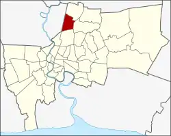 Khet location in Bangkok