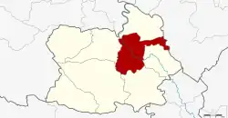 District location in Chai Nat province