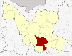 District location in Udon Thani province