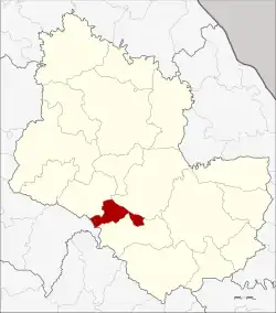 District location in Sakon Nakhon province