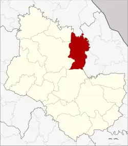 District location in Sakon Nakhon province