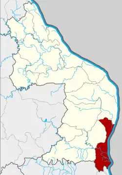 District location in Nakhon Phanom province