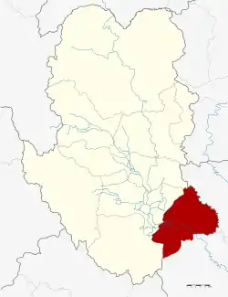 District location in Sukhothai province