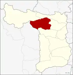 District location in Suphan Buri province