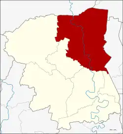 District location in Nakhon Pathom province