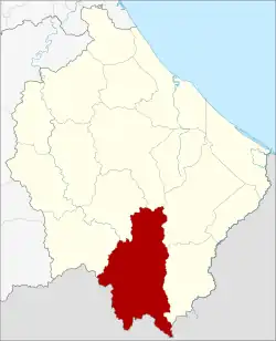 District location in Narathiwat province