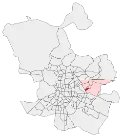 Location of Amposta