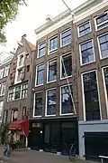 Anne Frank House and neighbouring canal houses in Amsterdam